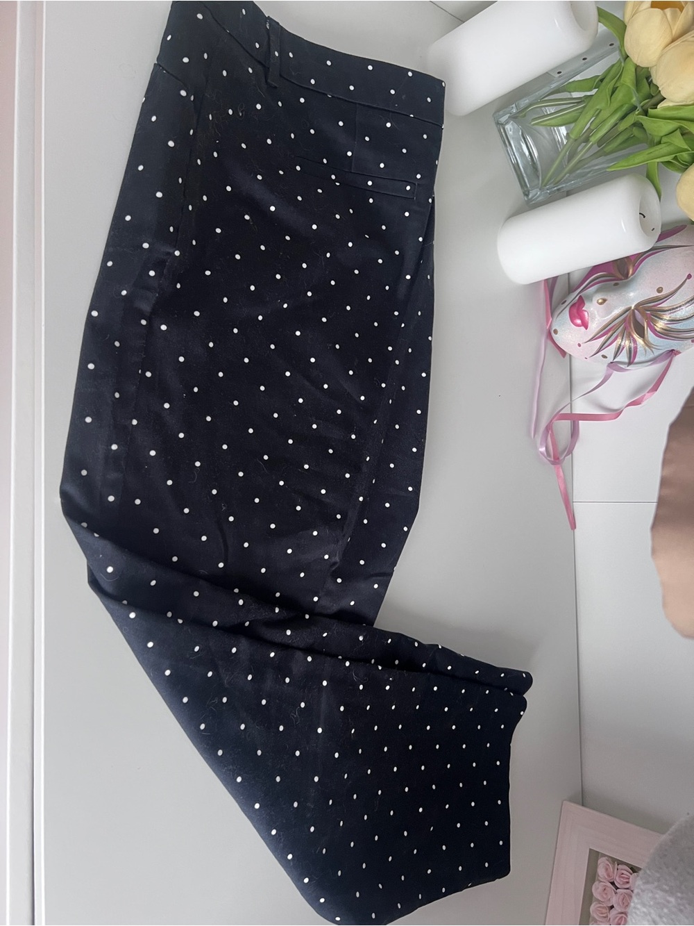 Smart Set Black with White Polka Dot Skirt